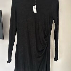 Banana Republic Black Long Sleeve Dress